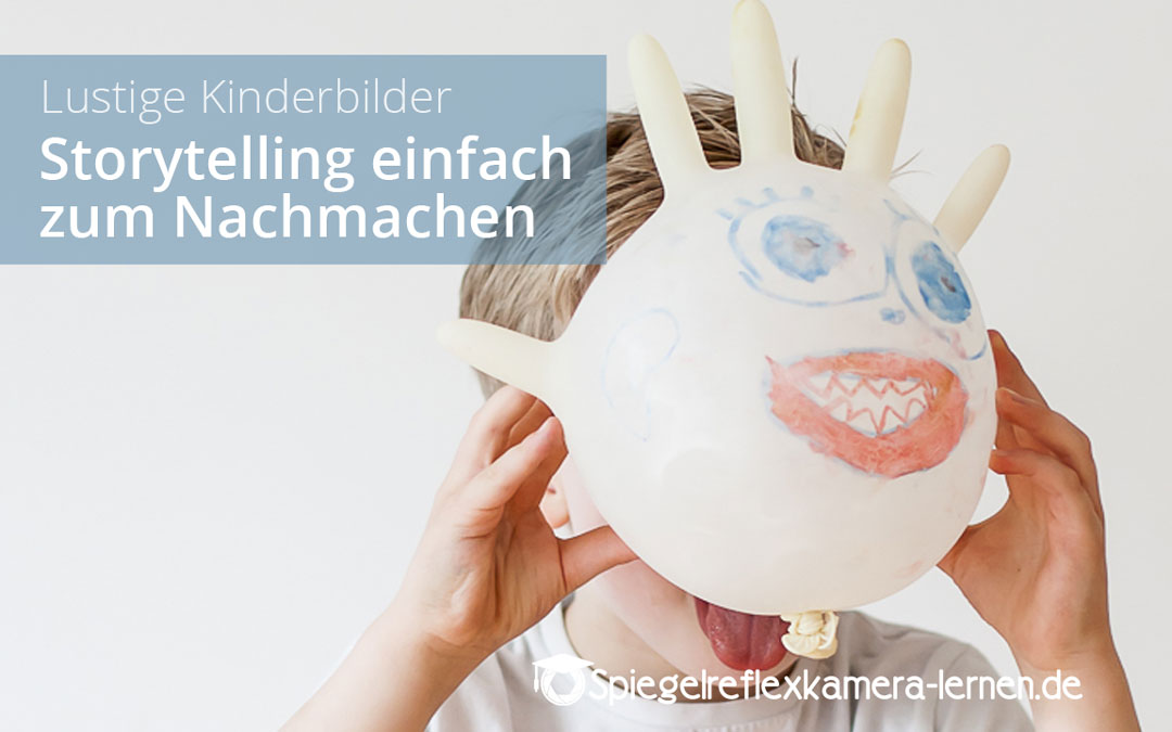 Lustige Kinderbilder: Kinderportraits mal auf eine andere Art fotografiert